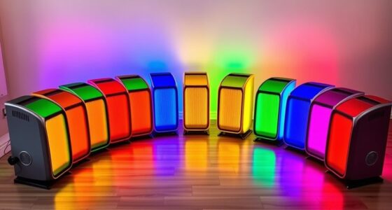 colorful infrared space heaters