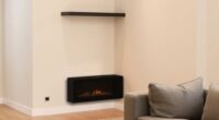 compact stylish corner fires