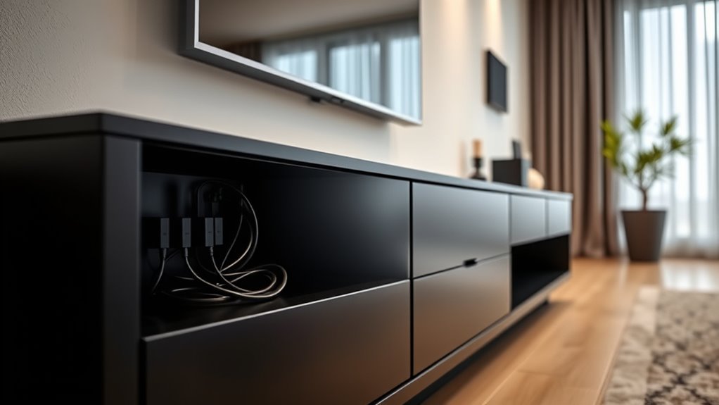 concealed cables enhance aesthetics