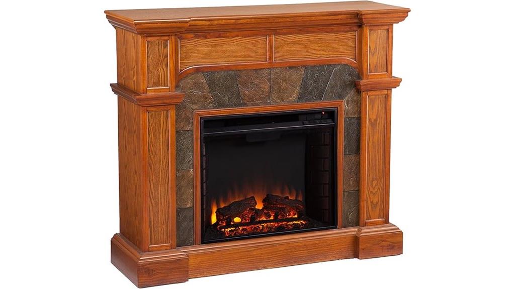 convertible electric fireplace design
