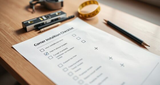 corner installation step by step