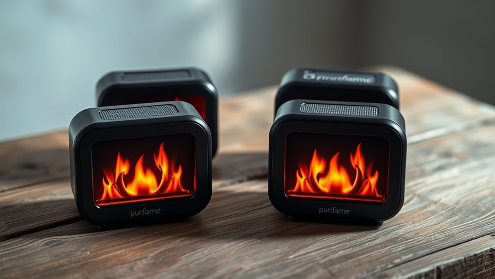 cozy flame sound speakers