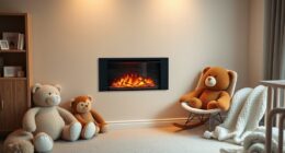 cozy safe nursery heating