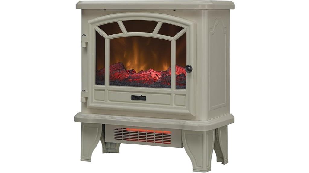 cream infrared quartz heater