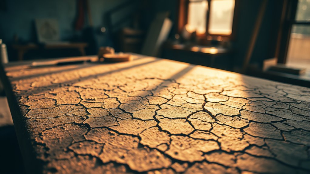 create authentic crackle textures