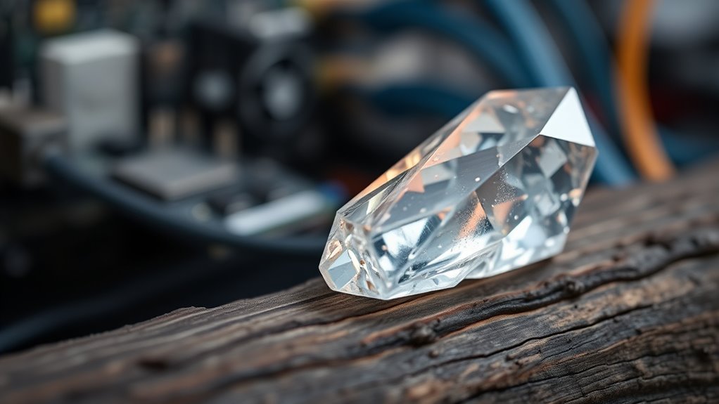 crystals enhance network stability