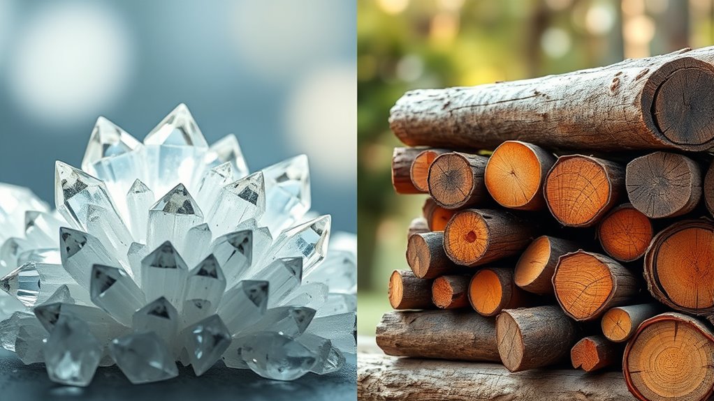 crystals stabilize signals logs record