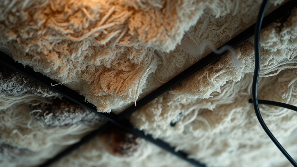 damaged insulation and wiring