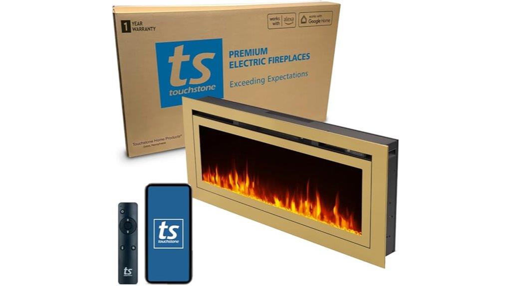 deluxe electric fireplace model