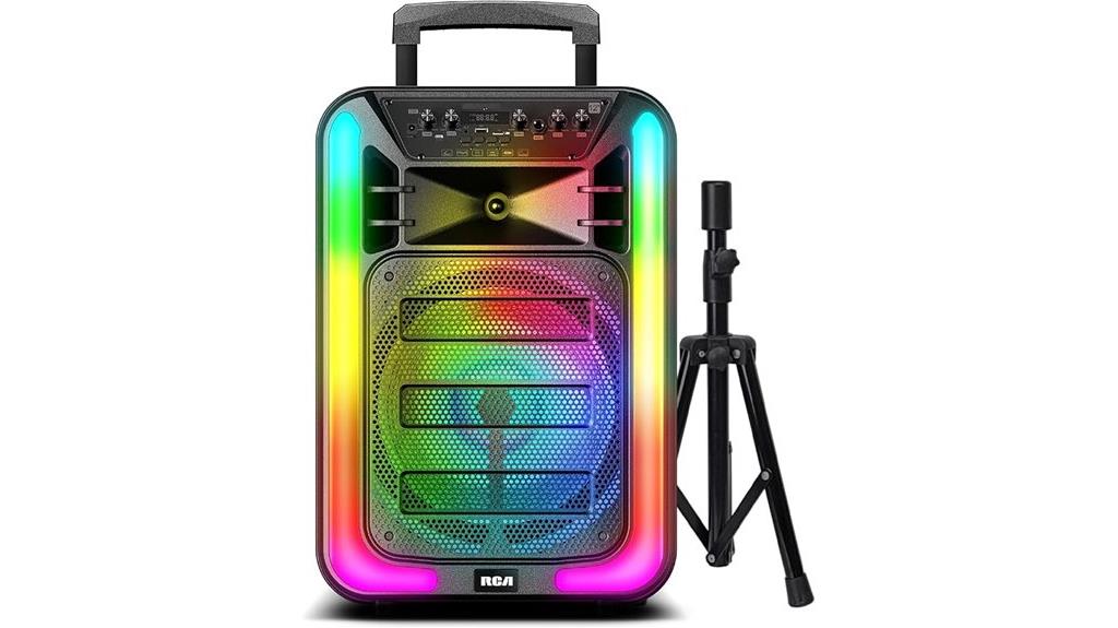 disco flame bluetooth speaker