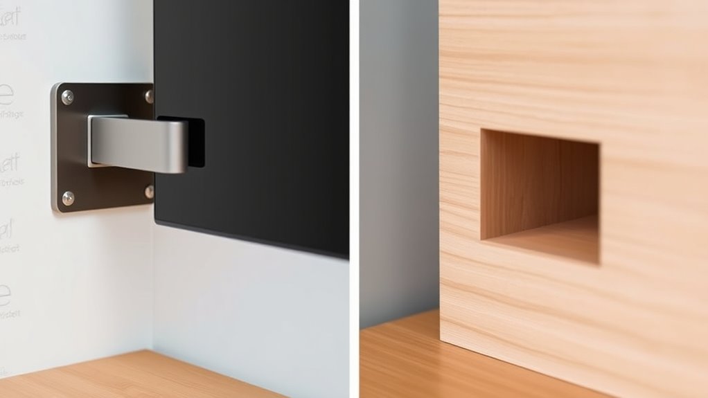 display mounting options comparison