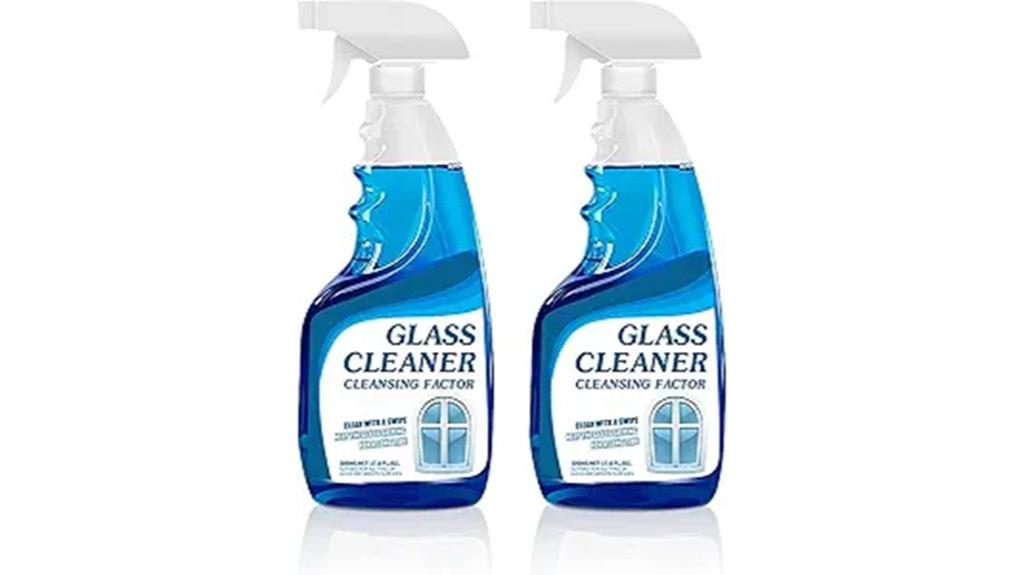 double pack glass cleaning spray