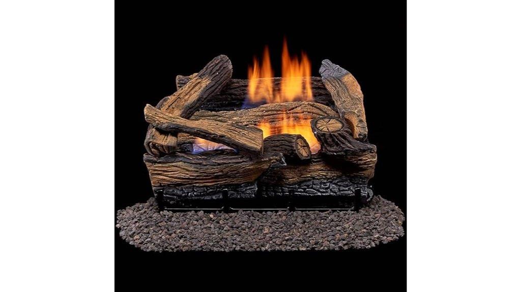 dual fuel ventless fireplace