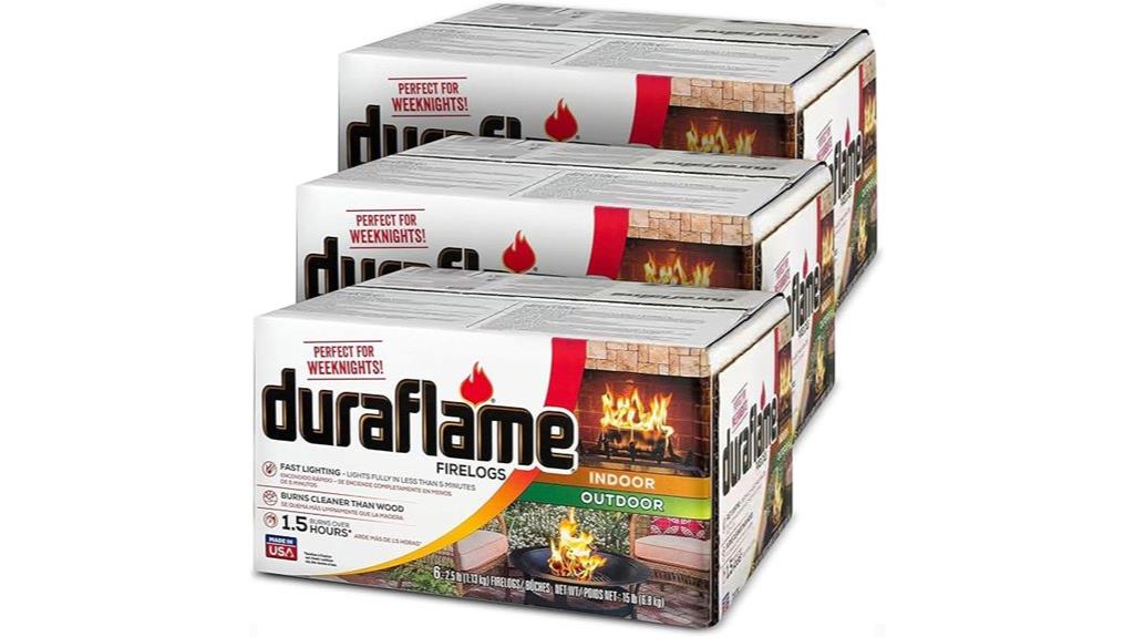 duraflame 18 pack firelogs