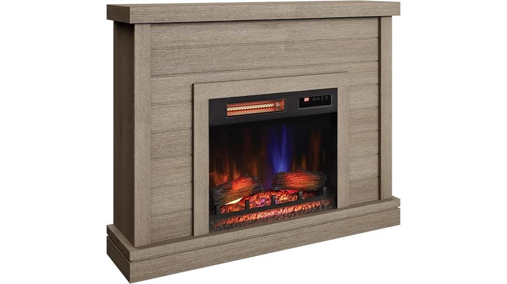 duraflame shiplap electric fireplace