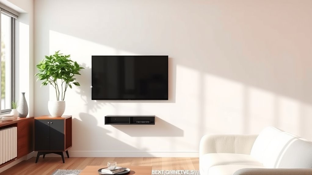 easy tool free wall mounting