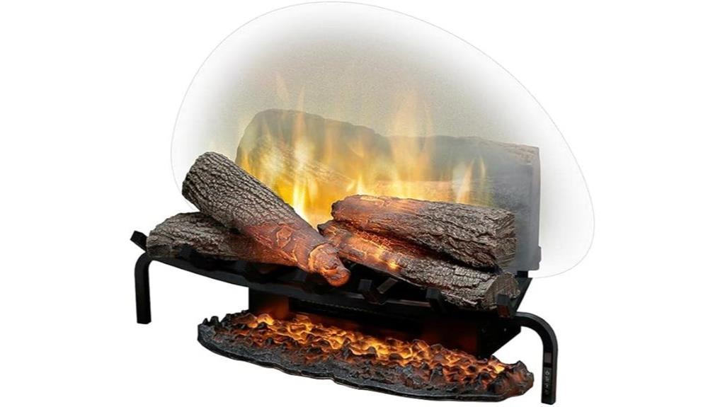 electric fireplace log insert