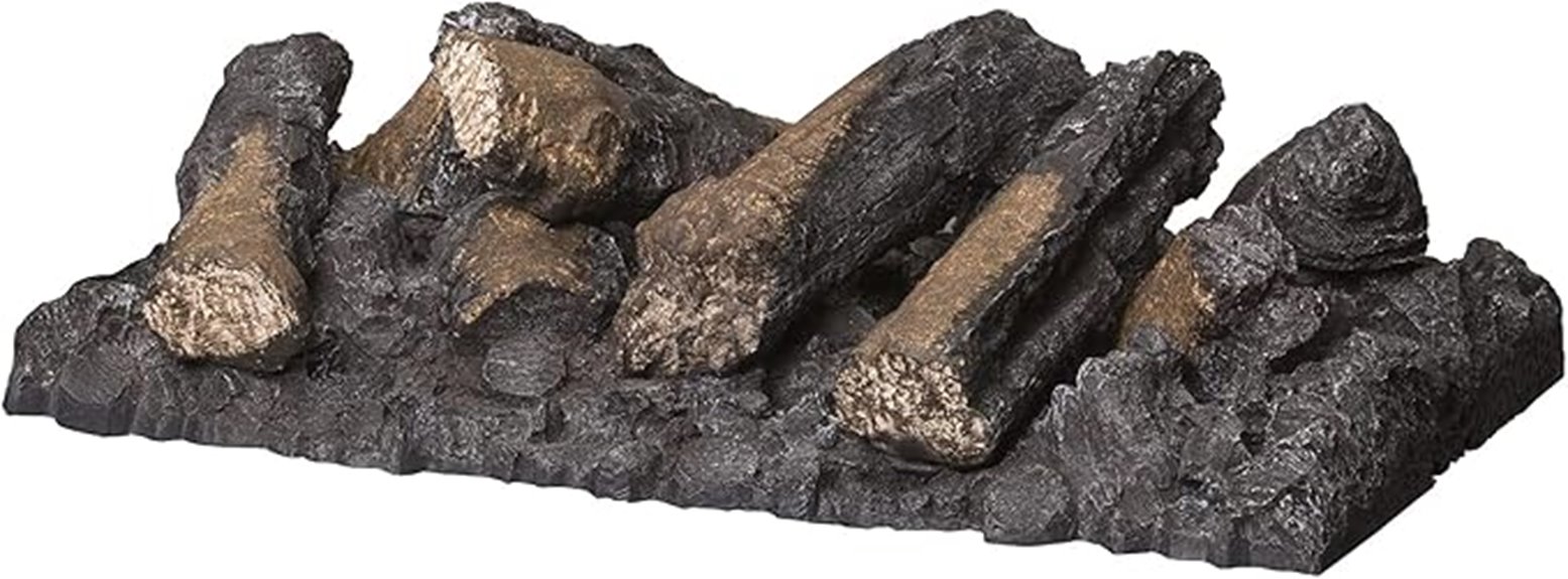 electric fireplace log set