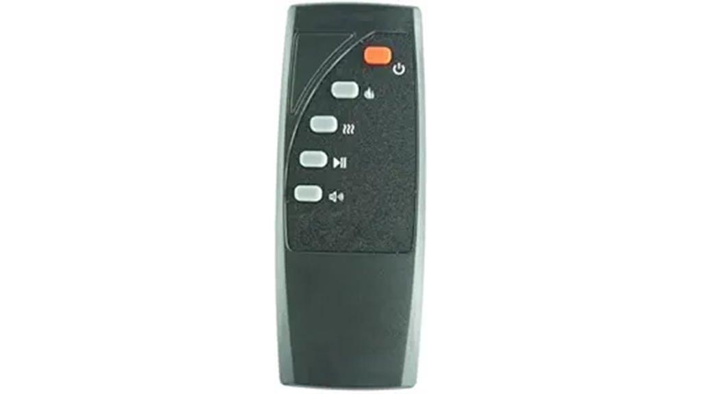 electric fireplace remote control
