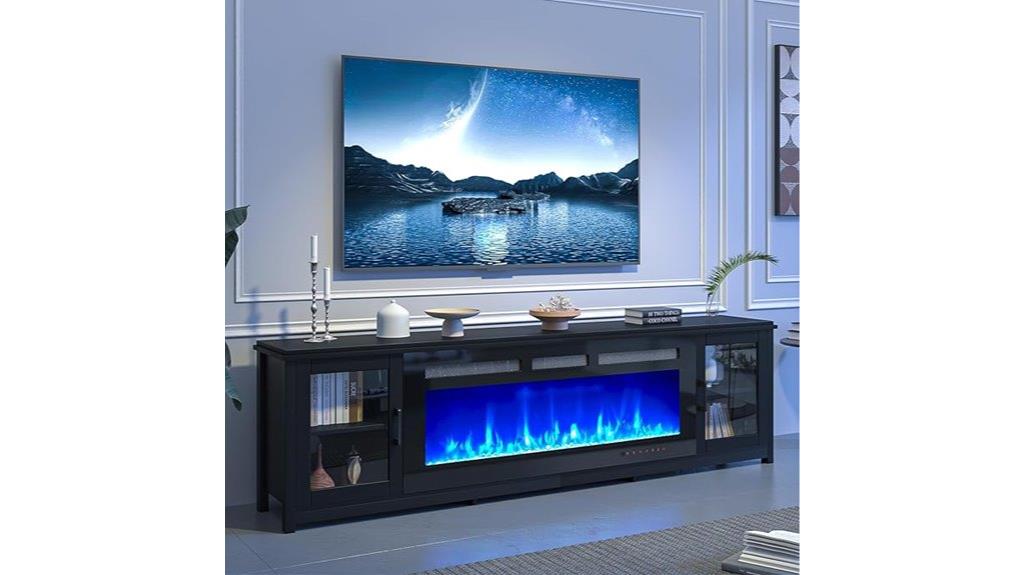 electric fireplace tv stand