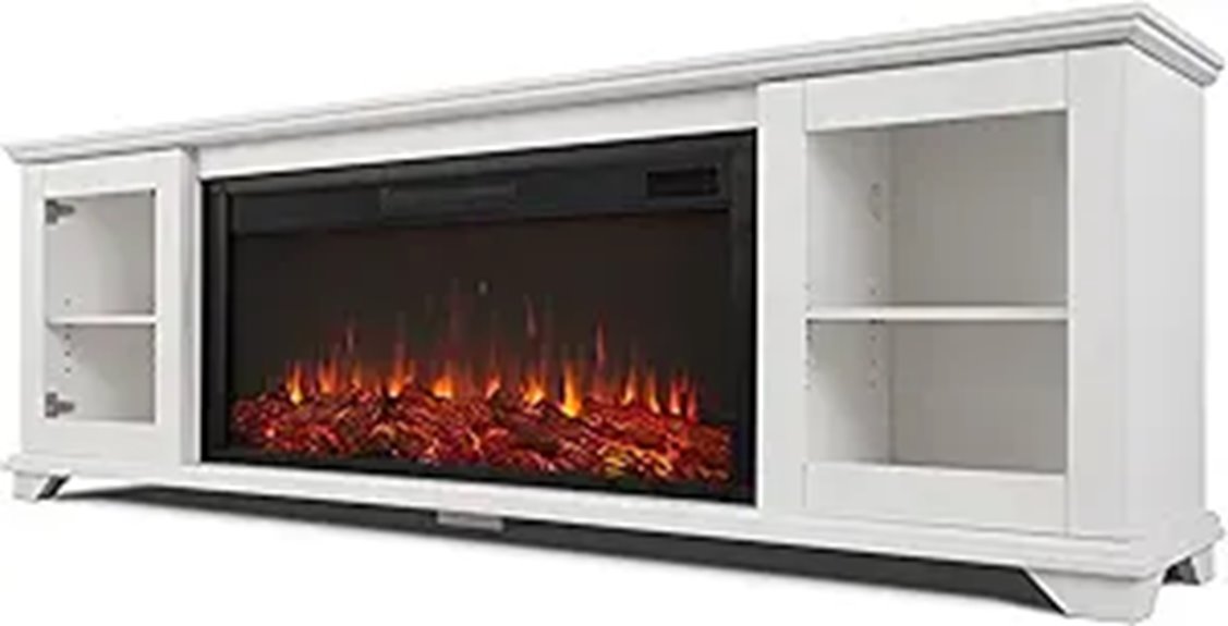 electric fireplace tv stand