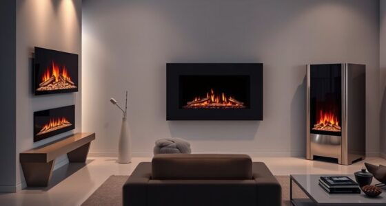 electric fireplace types overview