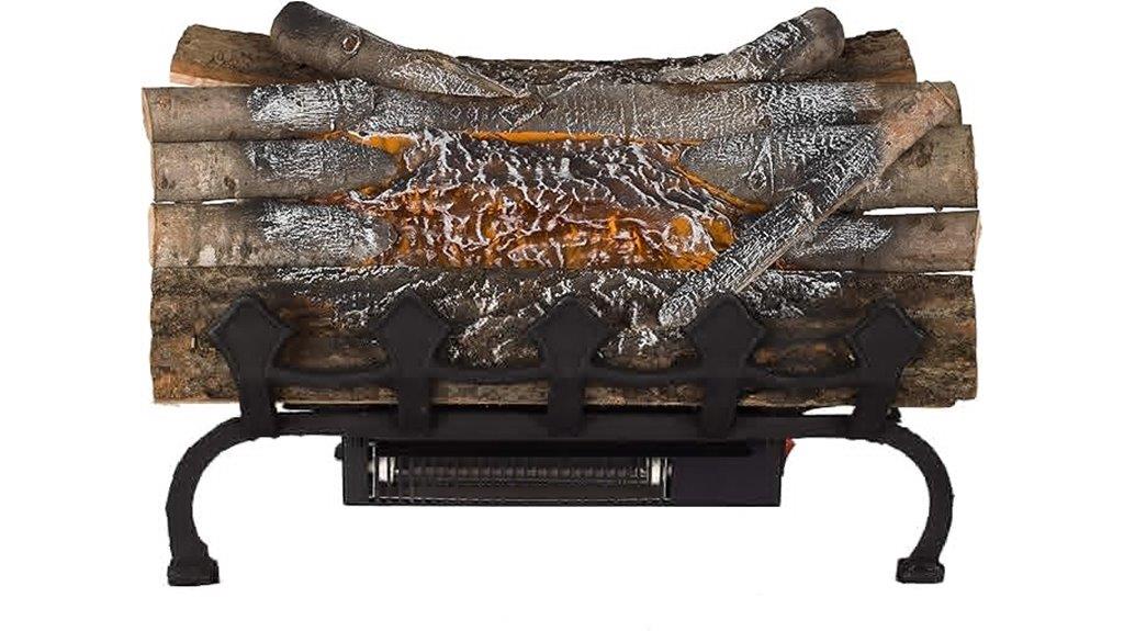 electric fireplace with sound