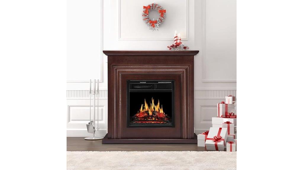 electric fireplace with tv stand