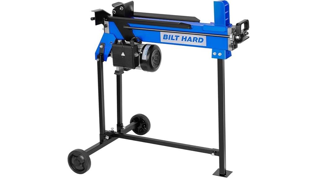 electric log splitter stand