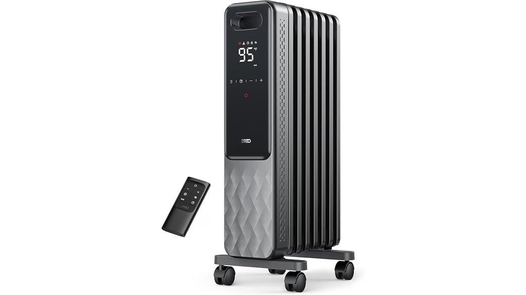 electric radiator with remote