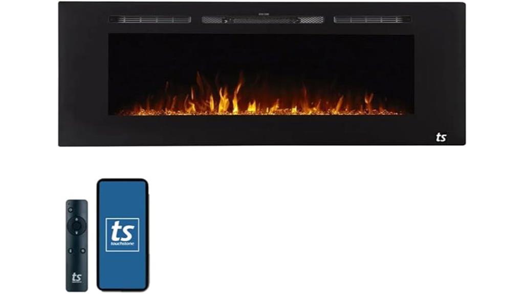 elegant 60 inch electric fireplace
