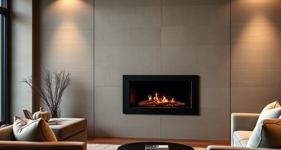 elegant quiet fireplace frames