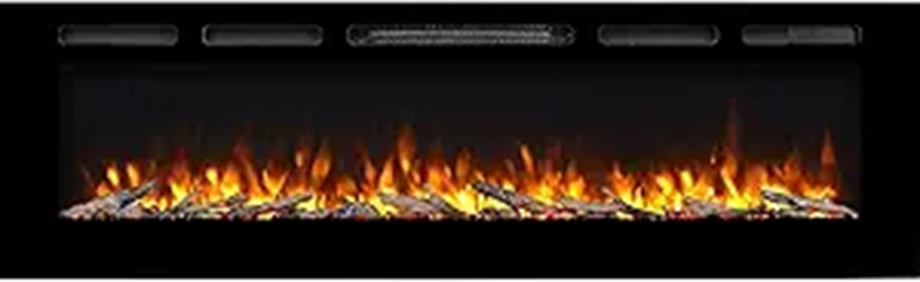 elegant recessed electric fireplace
