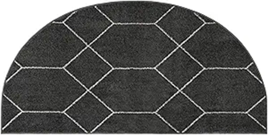 elegant trellis pattern rug