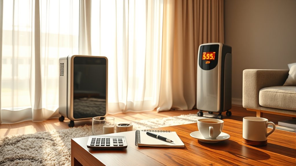 estimate heater energy costs
