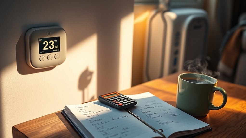 estimate heater energy usage