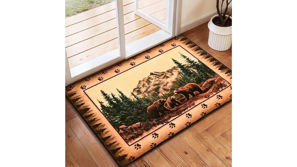 farmhouse kitchen entry rug