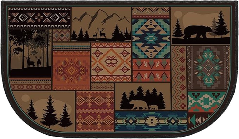 fireplace hearth rug