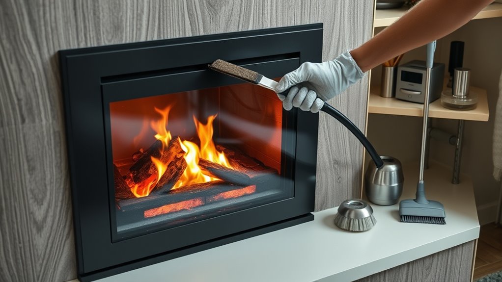fireplace maintenance and cleaning
