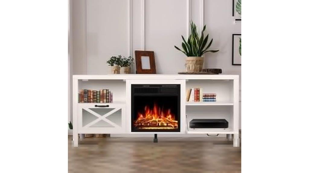 fireplace tv stand 65 inch
