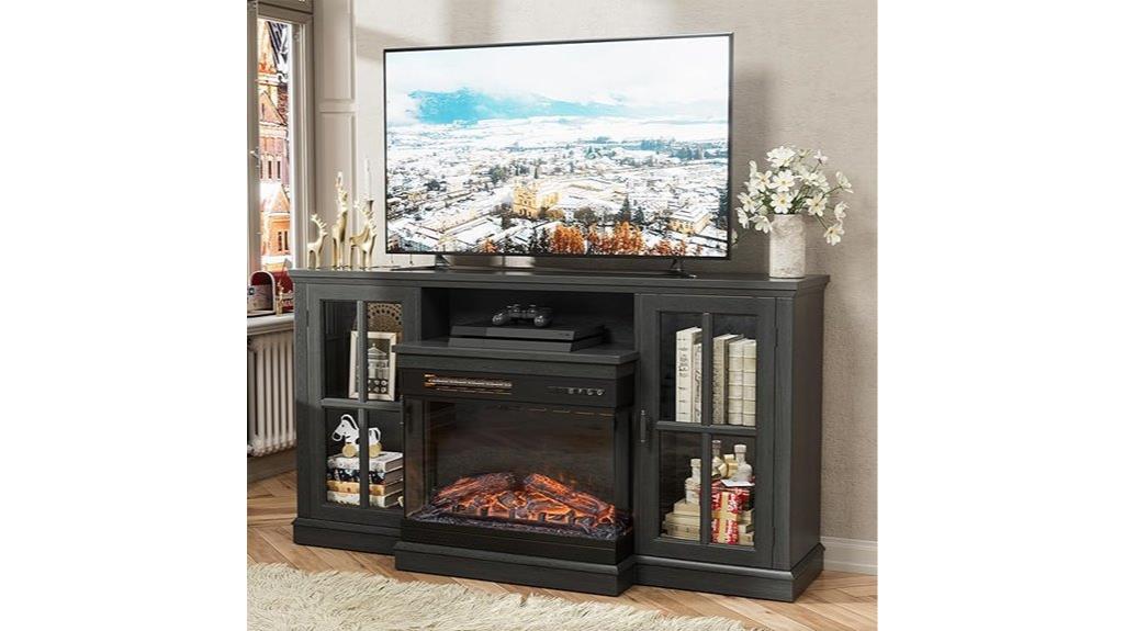 fireplace tv stand 65 inch