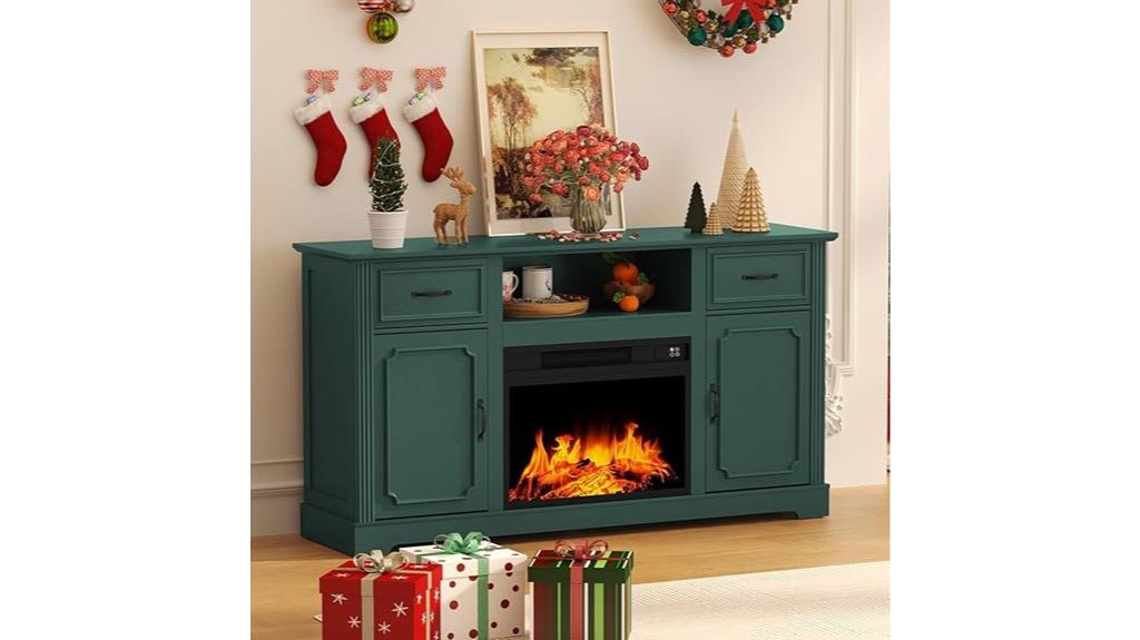 fireplace tv stand 65 inches