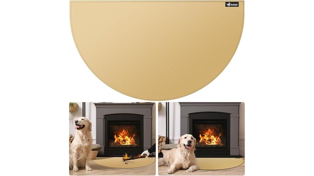 fireproof fireplace mat 24x42