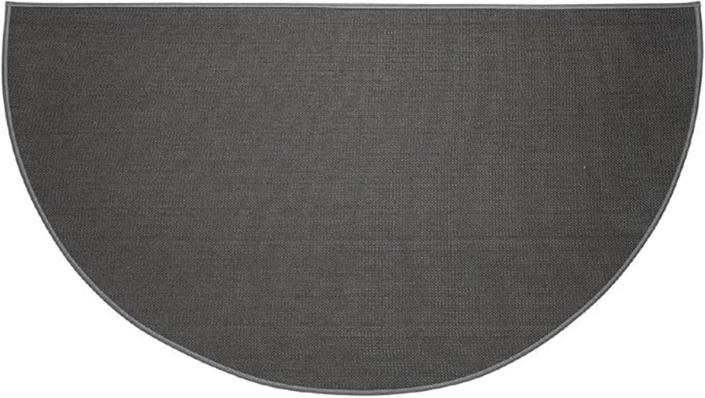 fireproof hearth rug