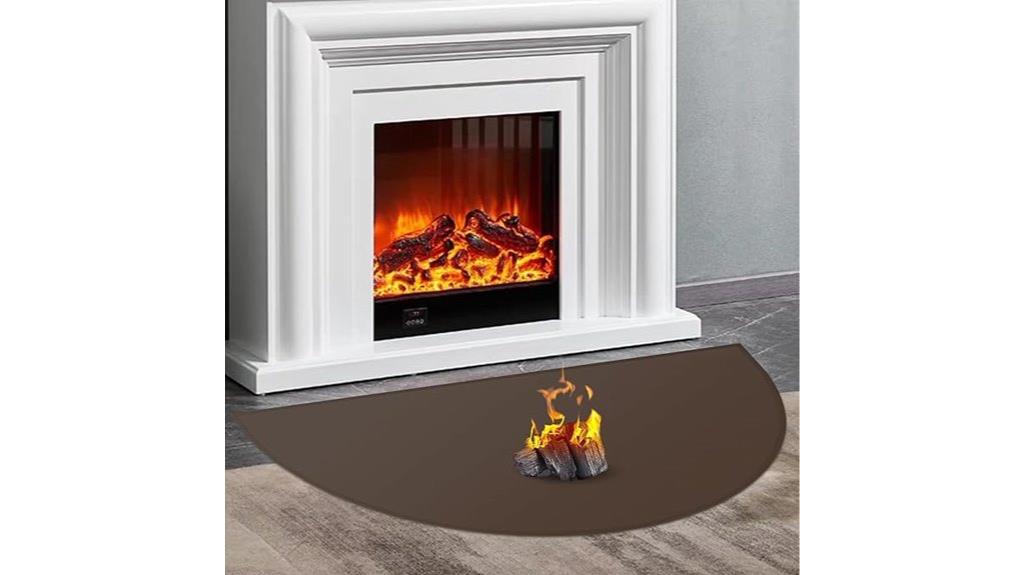 fireproof hearth rug 42x24