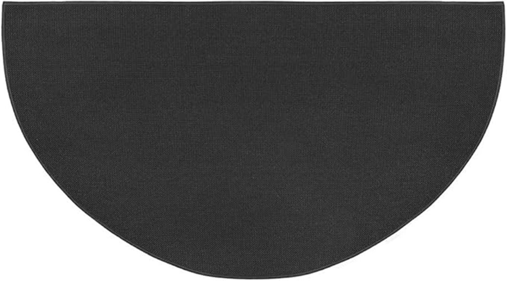 fireproof hearth rug