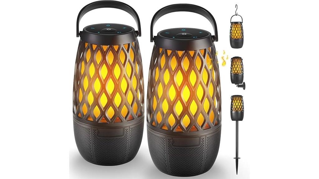 flame light waterproof speakers