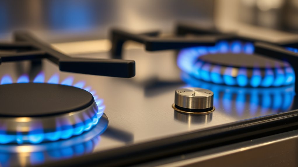 flames without heat issues