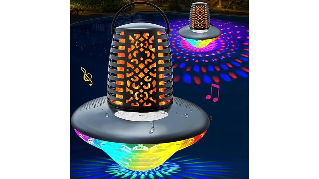 floating waterproof led speaker