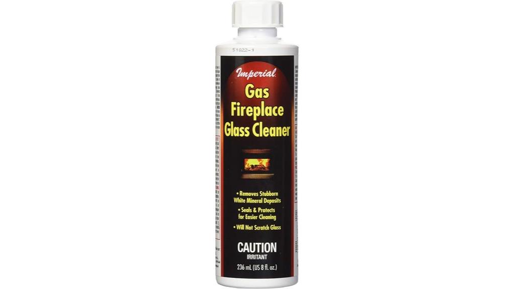 gas fireplace cleaner bottle